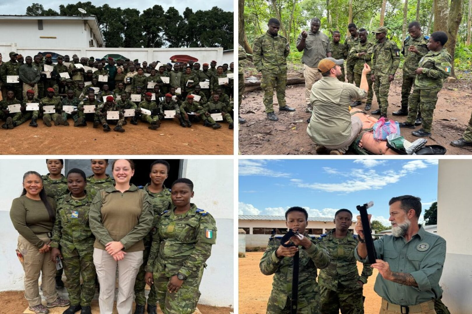 Côte d'Ivoire’s Armed Forces Receive Essential Medical Training from U.S. Experts